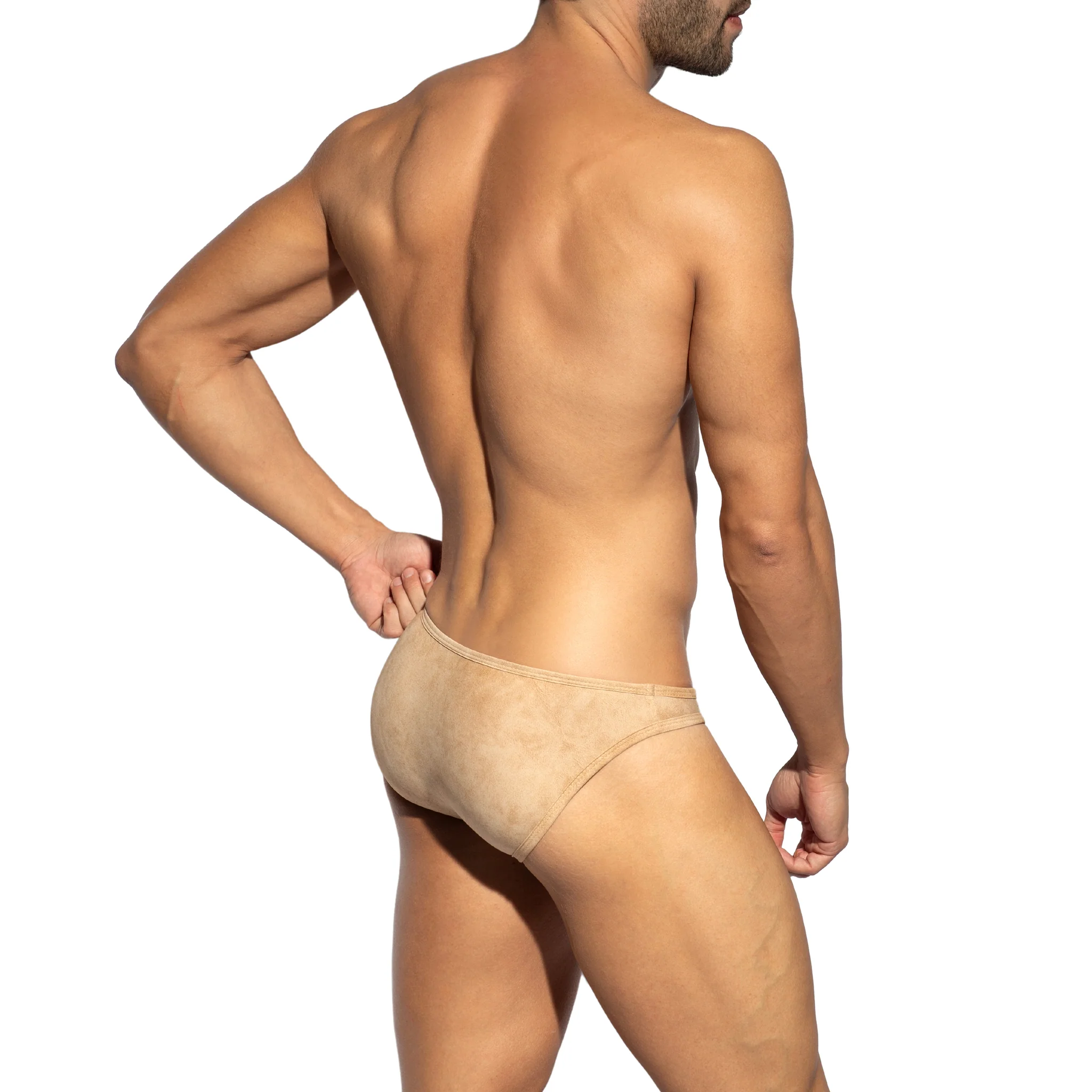 ES Collection Simsuede Bikini Brief Beige UN604 - Image 3