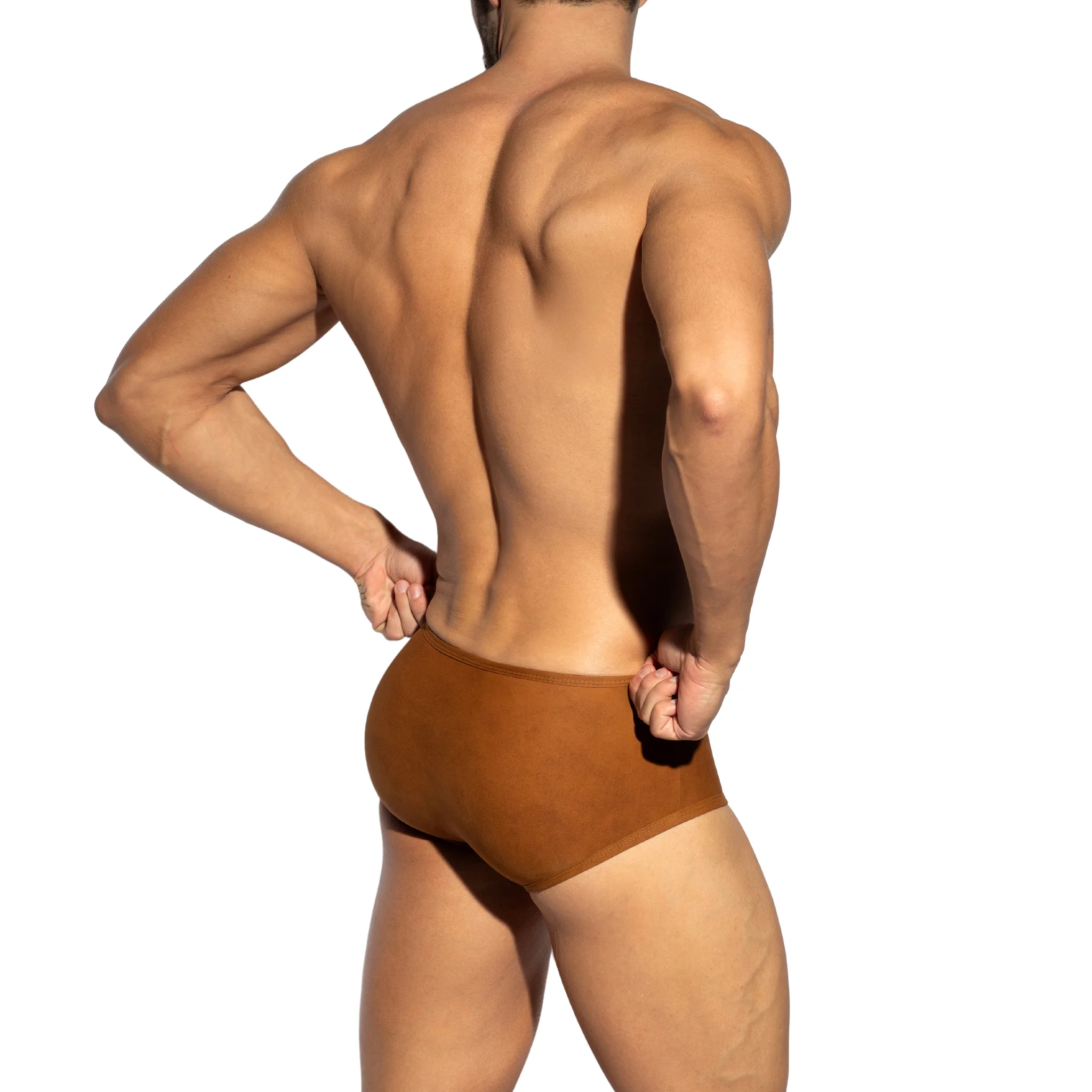ES Collection Simsuede Brief Brown UN605 - Image 3