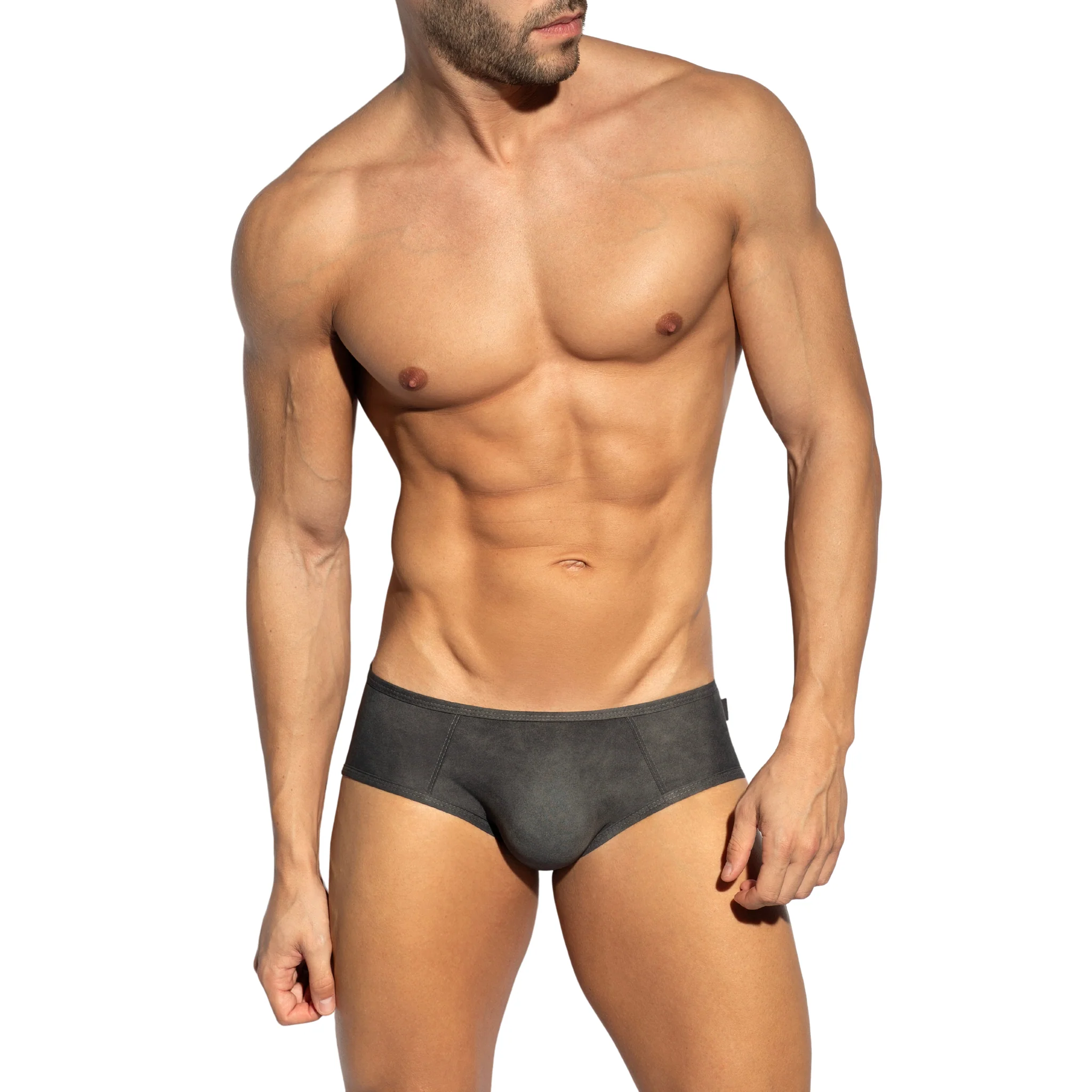 ES Collection Simsuede Brief Charcoal UN605 - Image 2