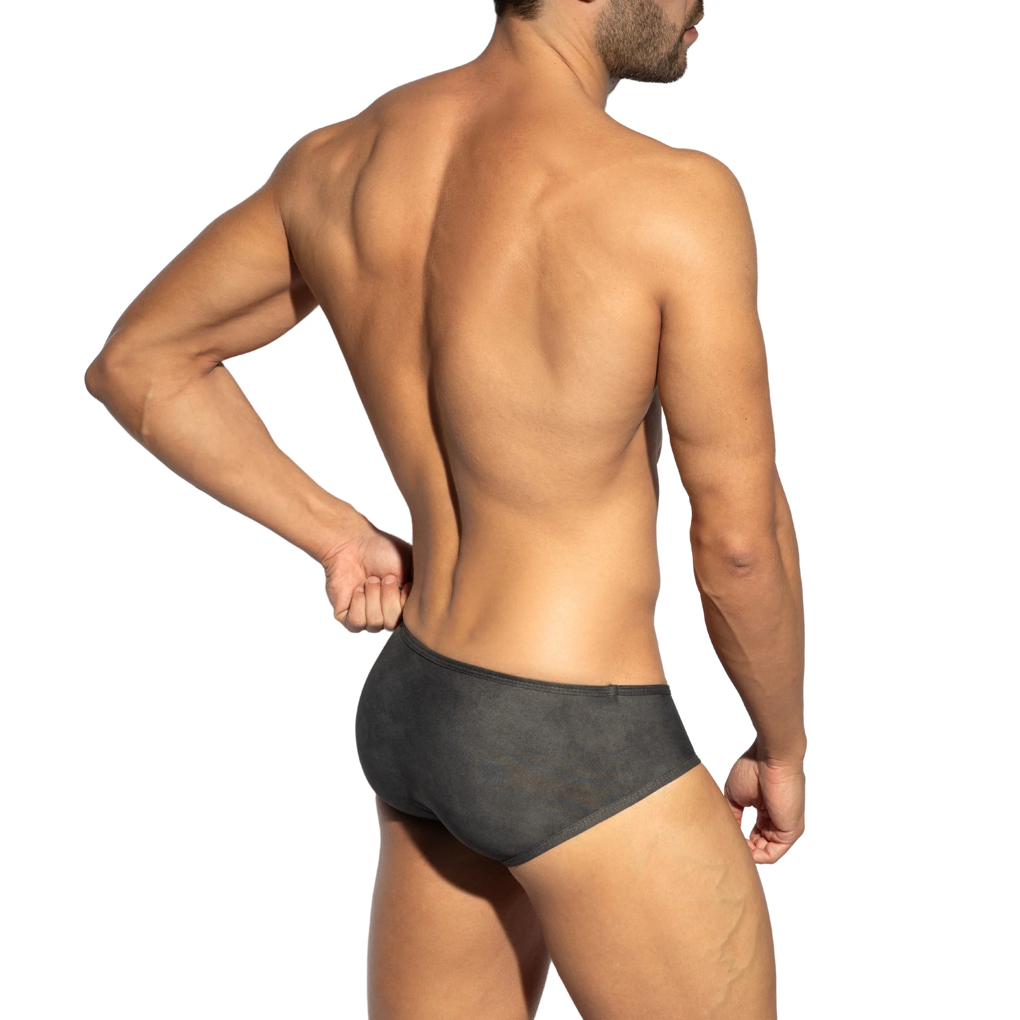 ES Collection Simsuede Brief Charcoal UN605 - Image 3