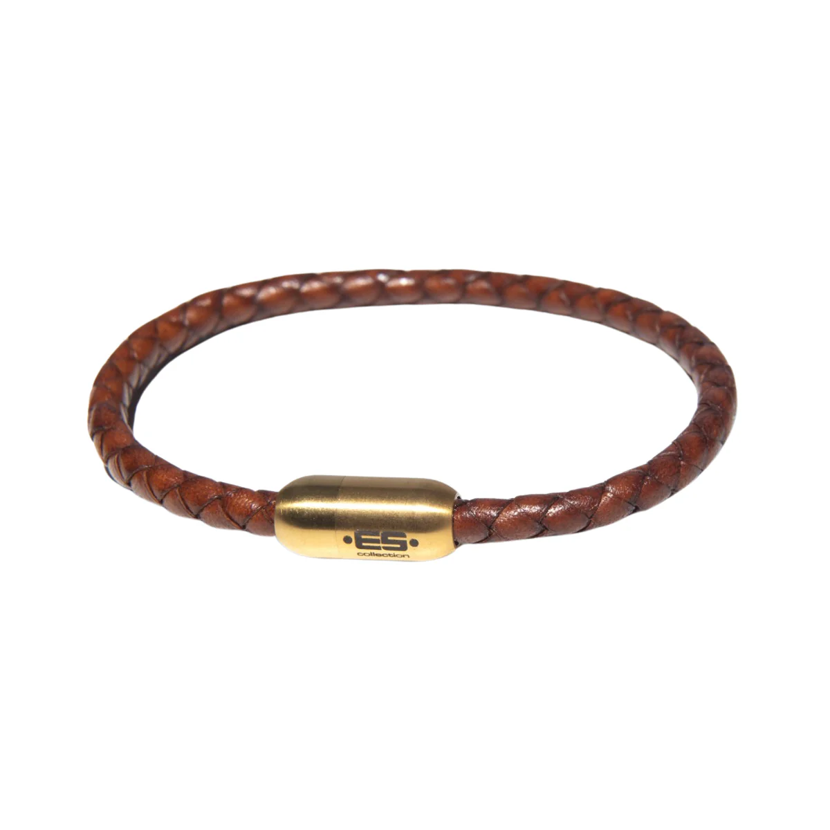 ES Collection Single Braid Bracelet Brown AC184 - Image 2