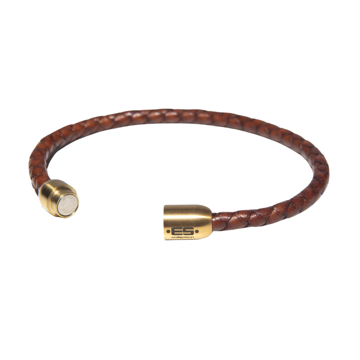 ES Collection Single Braid Bracelet Brown AC184 - Image 3