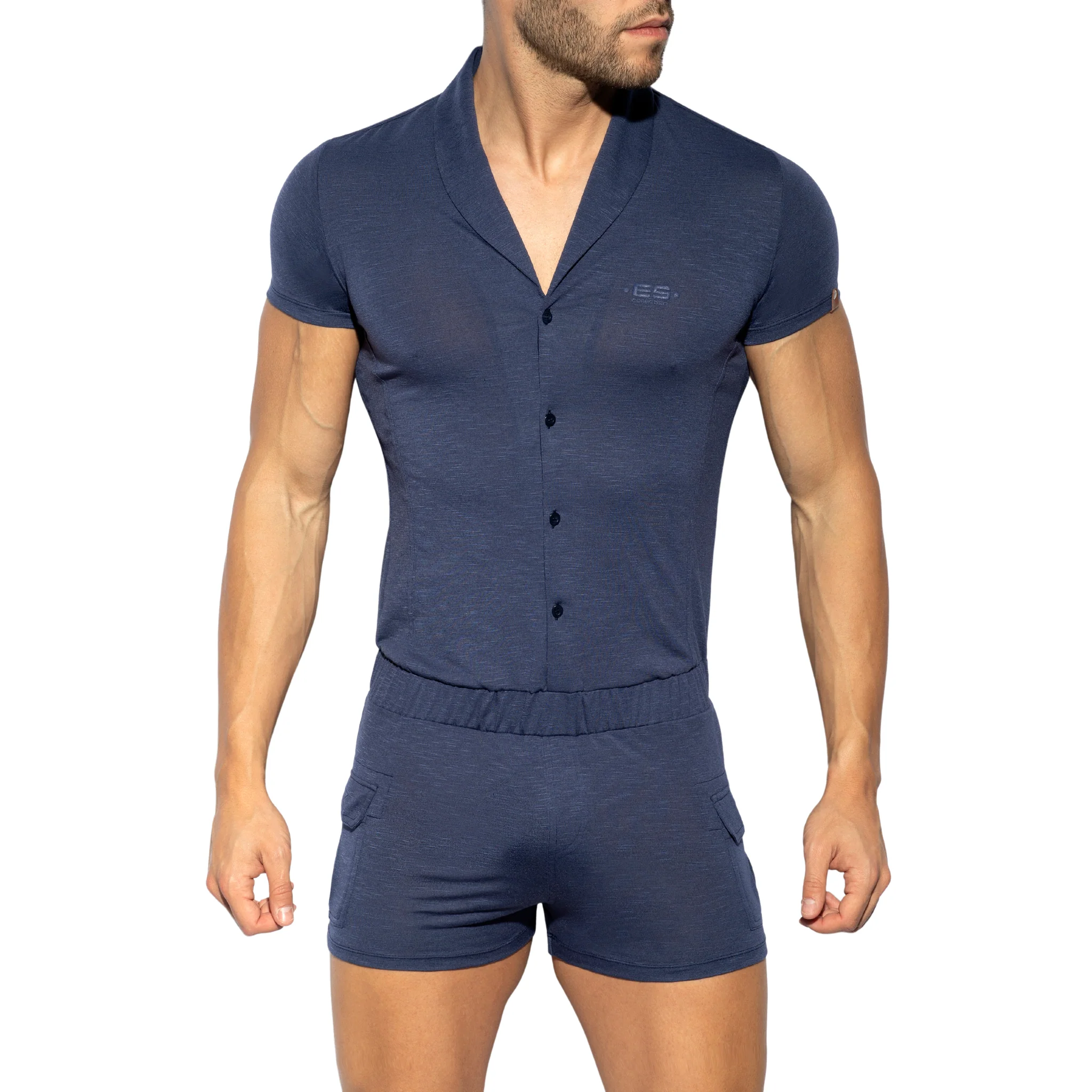 ES Collection Sleeves Body Suit Navy SP256 - Image 2