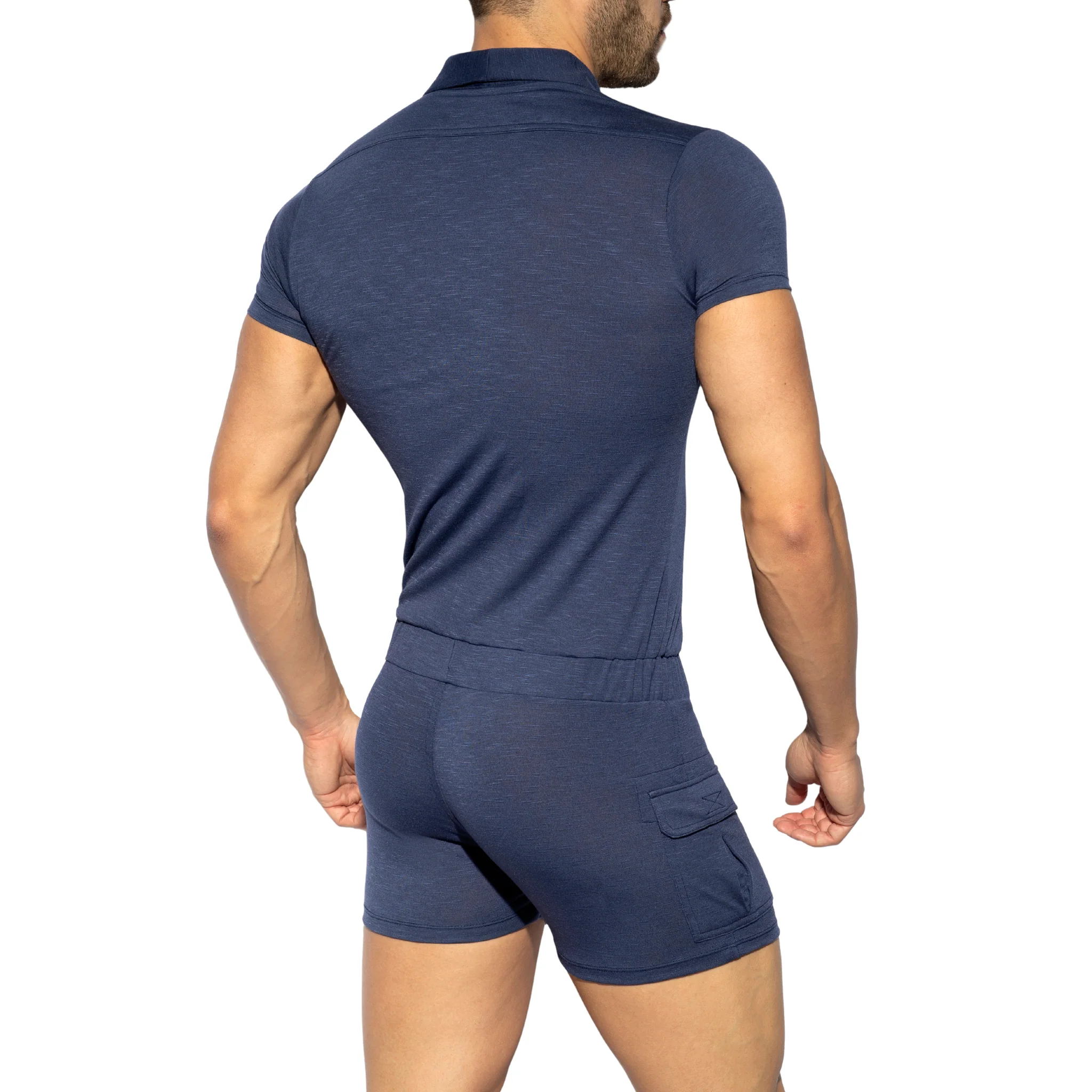 ES Collection Sleeves Body Suit Navy SP256 - Image 3