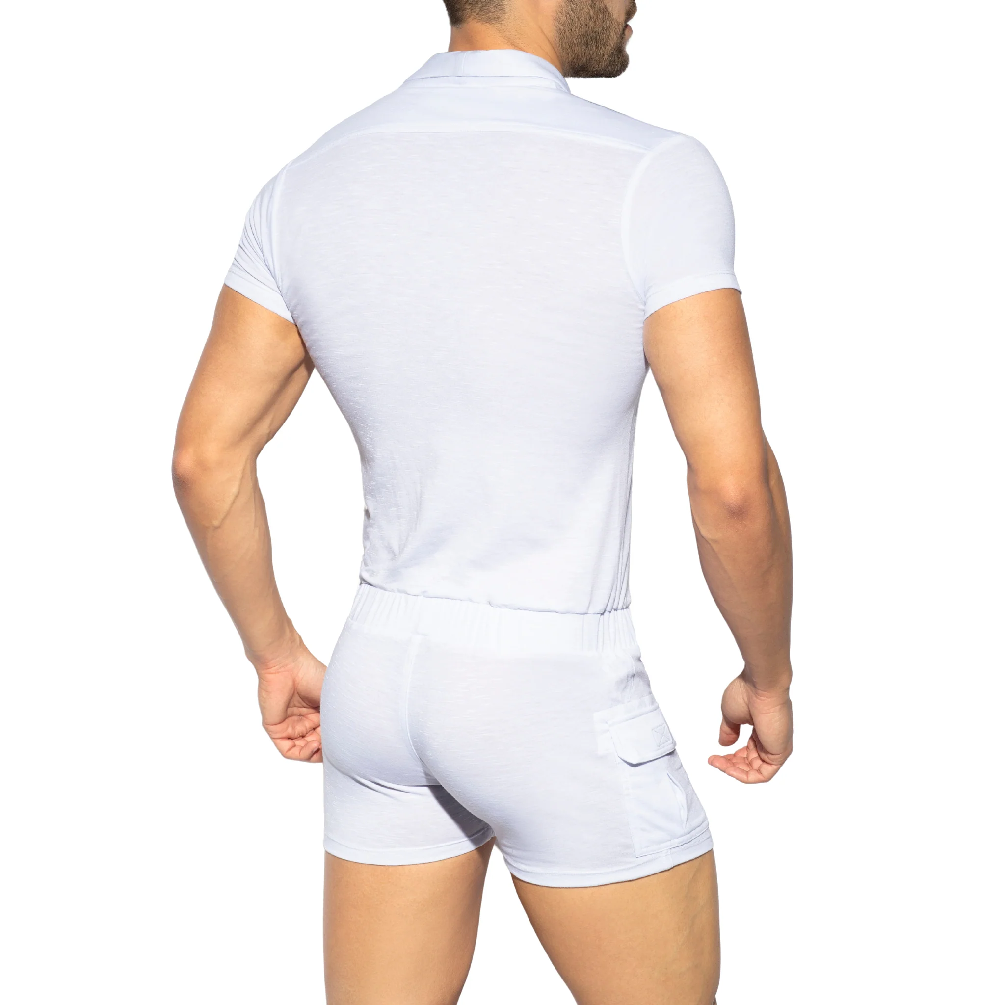 ES Collection Sleeves Body Suit White SP256 - Image 3