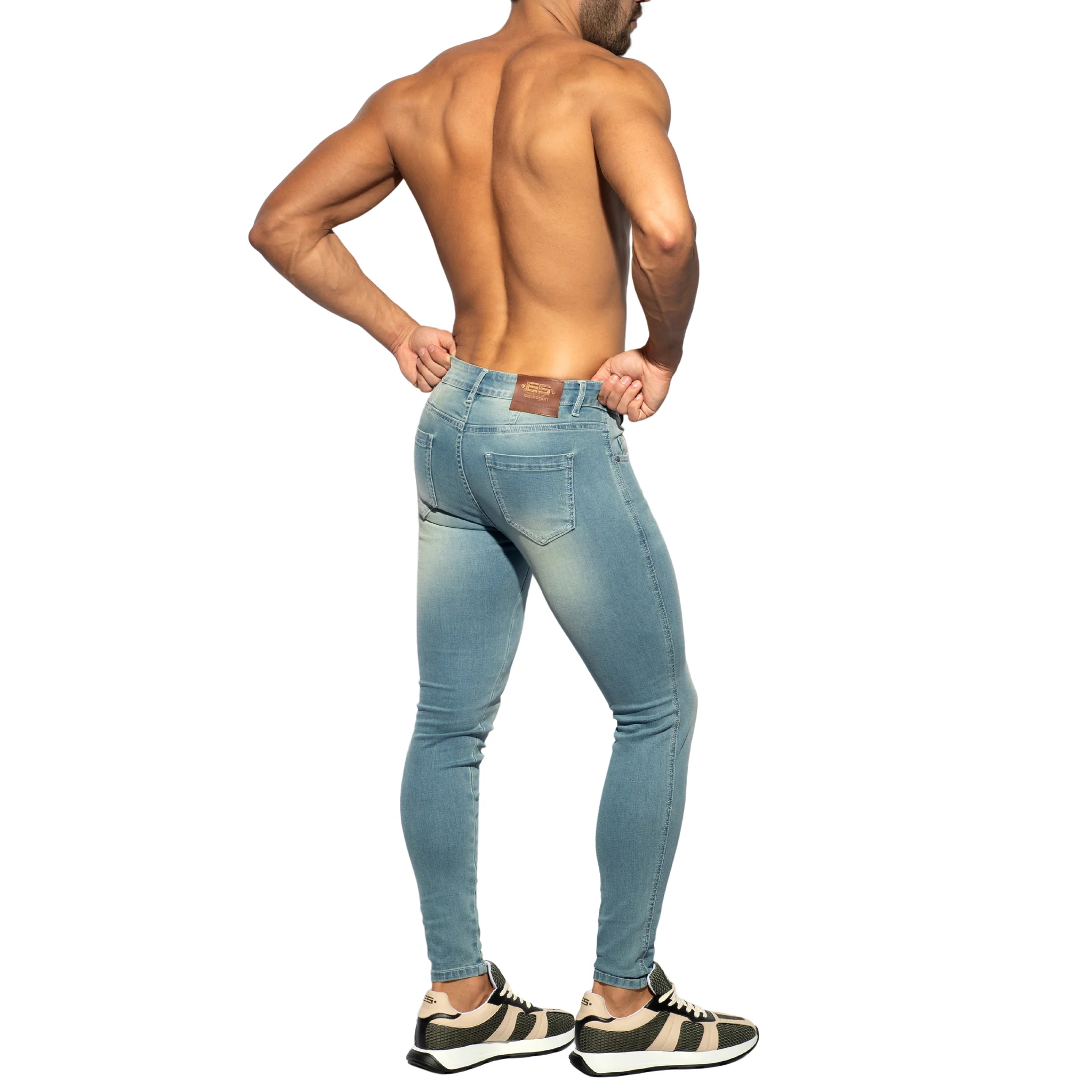ES Collection Slim Fit Jeans Blue Jeans ESJ065 - Image 3