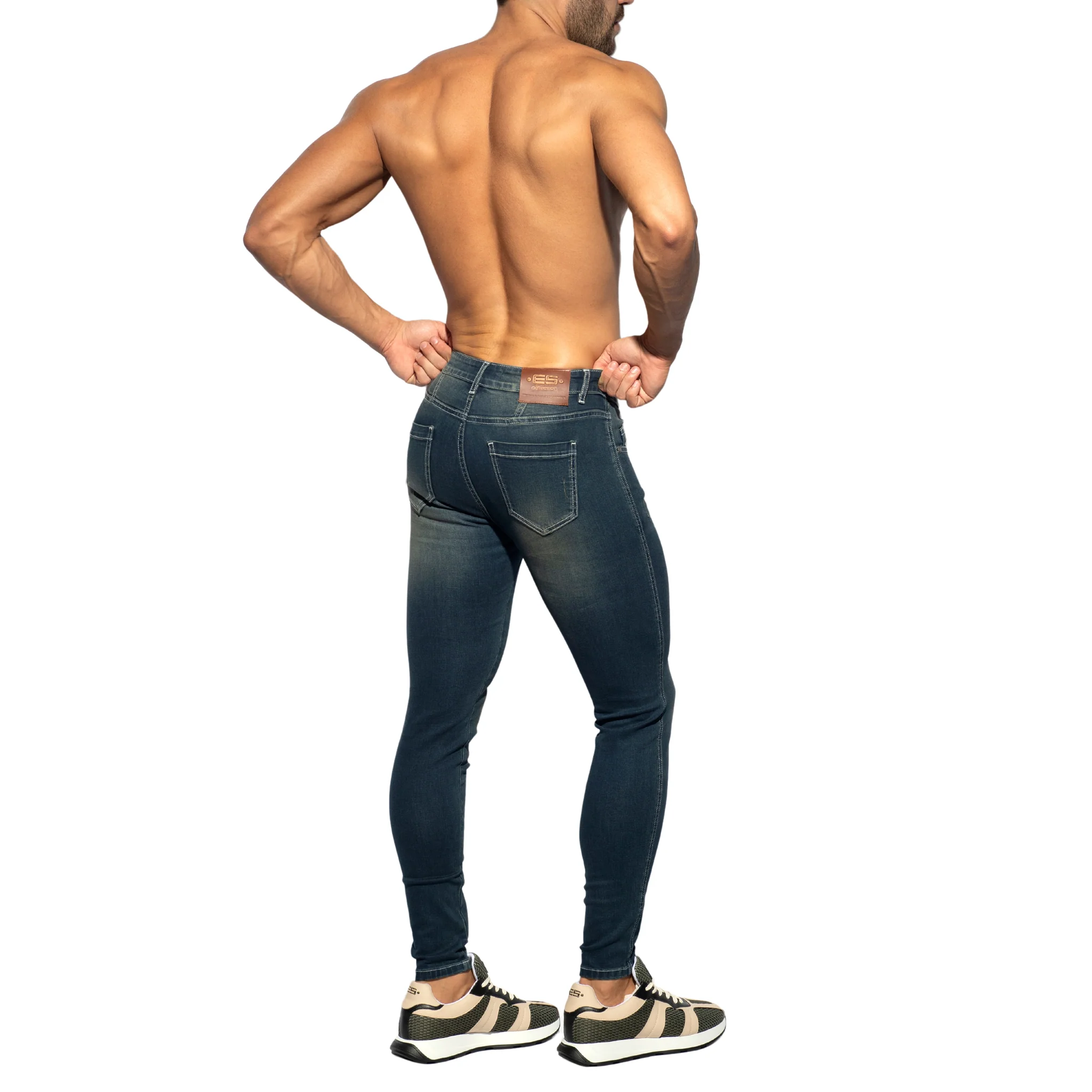 ES Collection Slim Fit Jeans Dark Jeans ESJ065 - Image 3