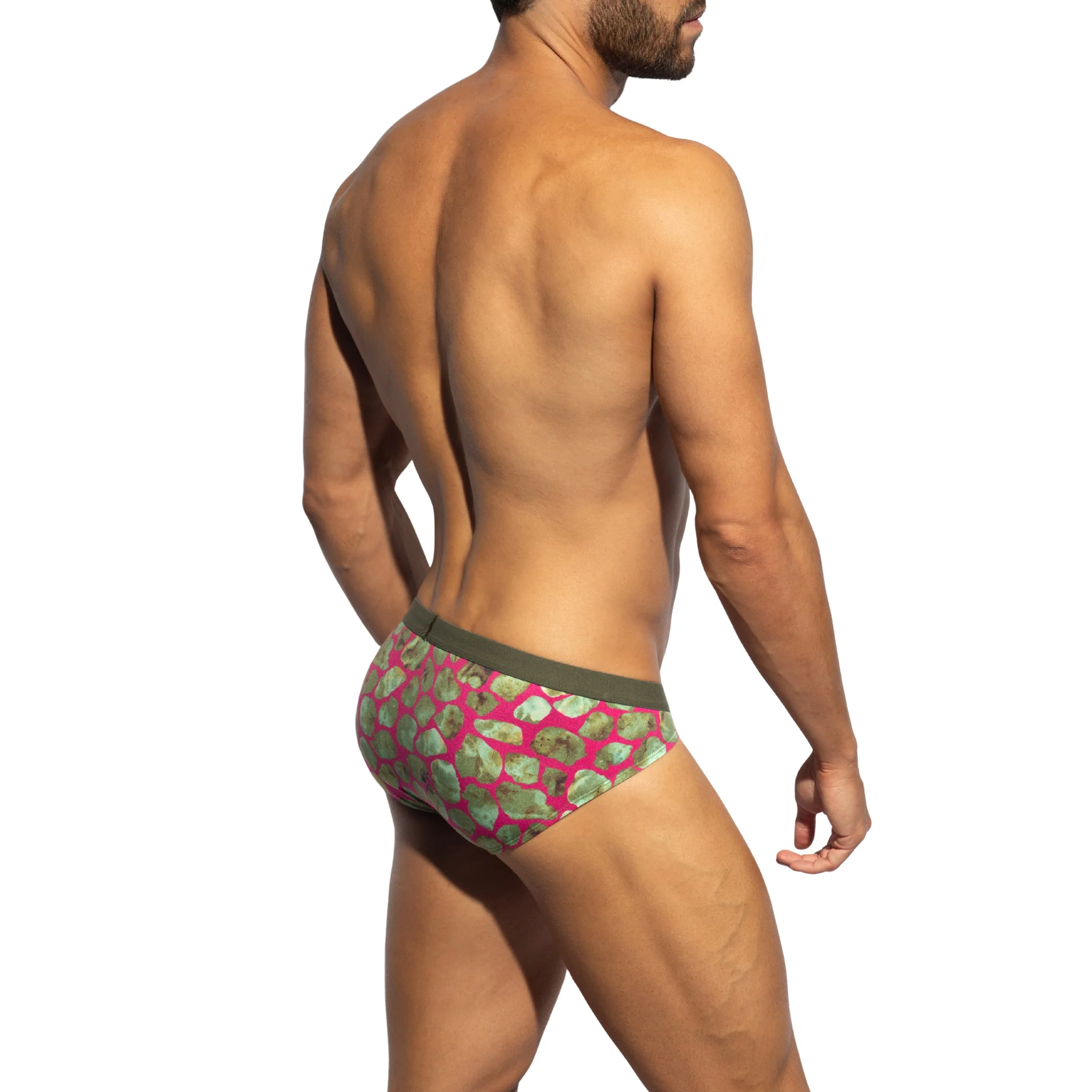 ES Collection Soft Stones Bikini Brief Khaki UN655 - Image 3