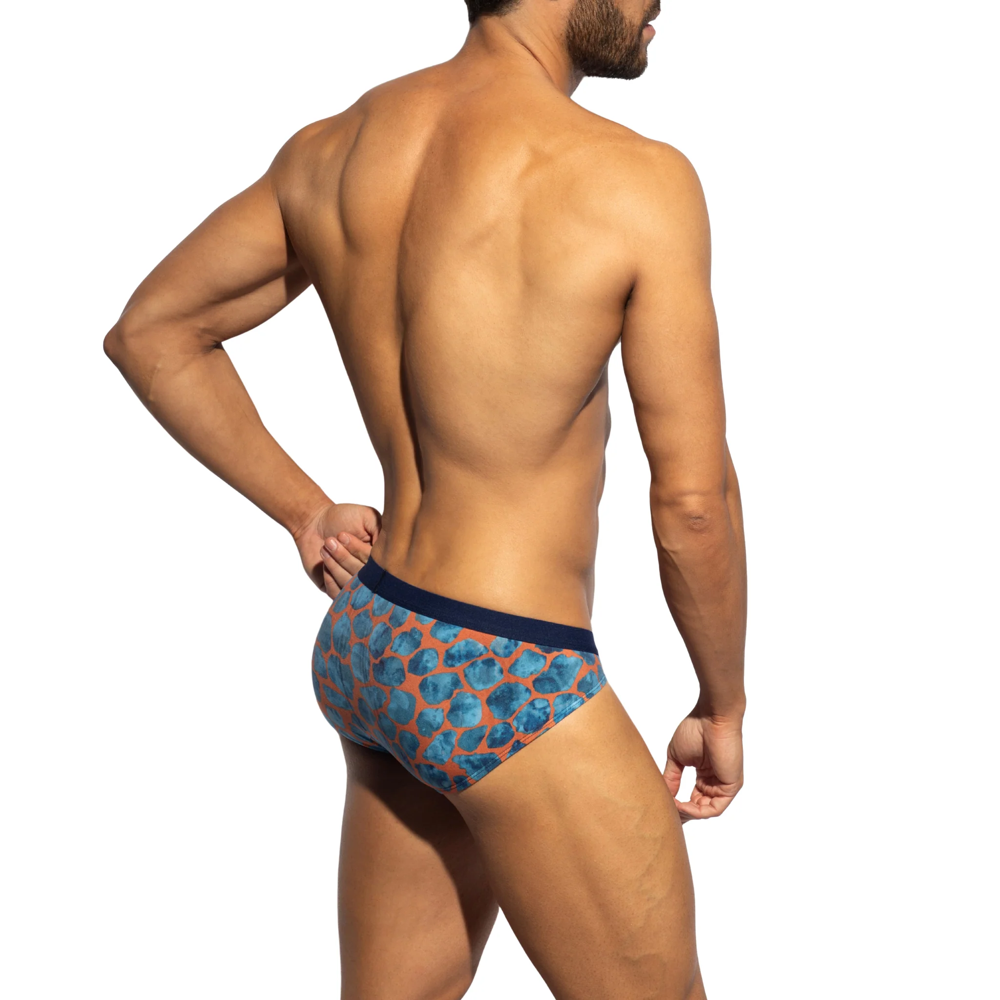 ES Collection Soft Stones Bikini Brief Navy UN655 - Image 3