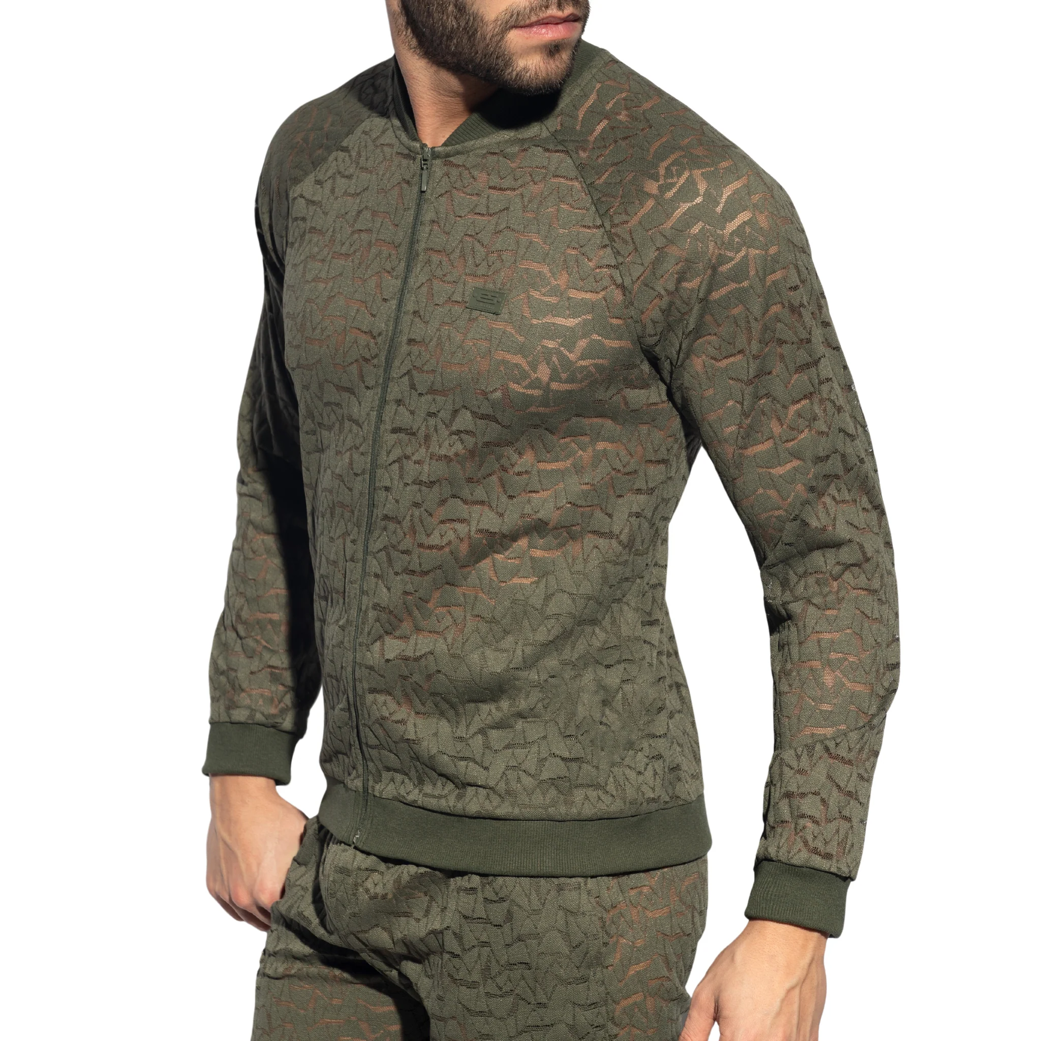 ES Collection Spider Sports Sweatshirt Khaki SP308