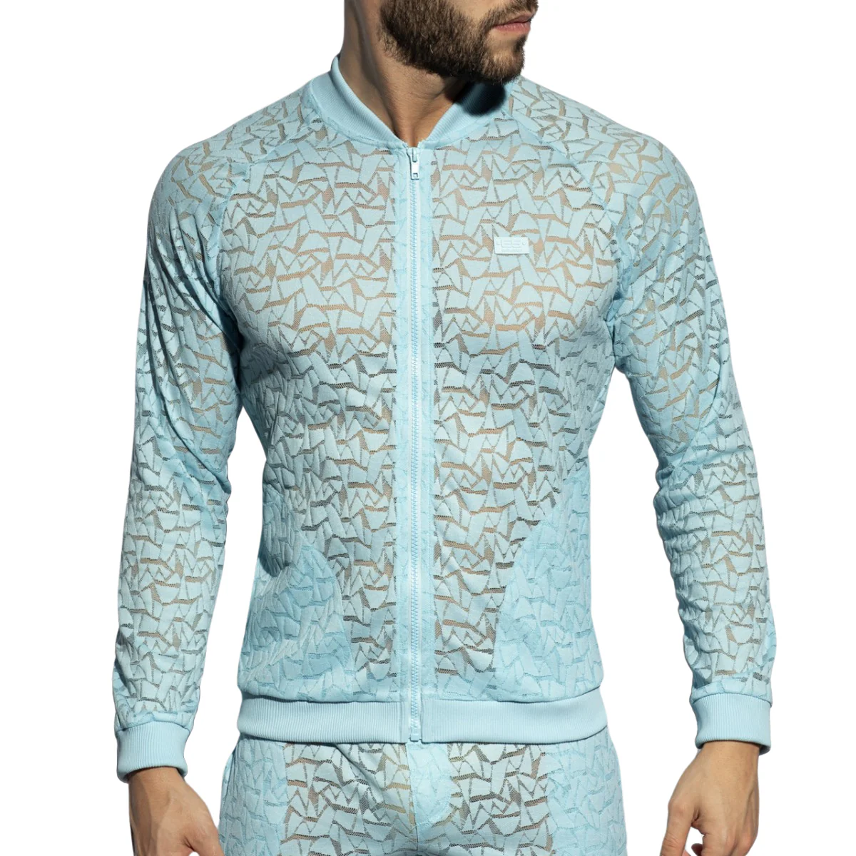 ES Collection Spider Sports Sweatshirt Sky Blue SP308 - Image 2