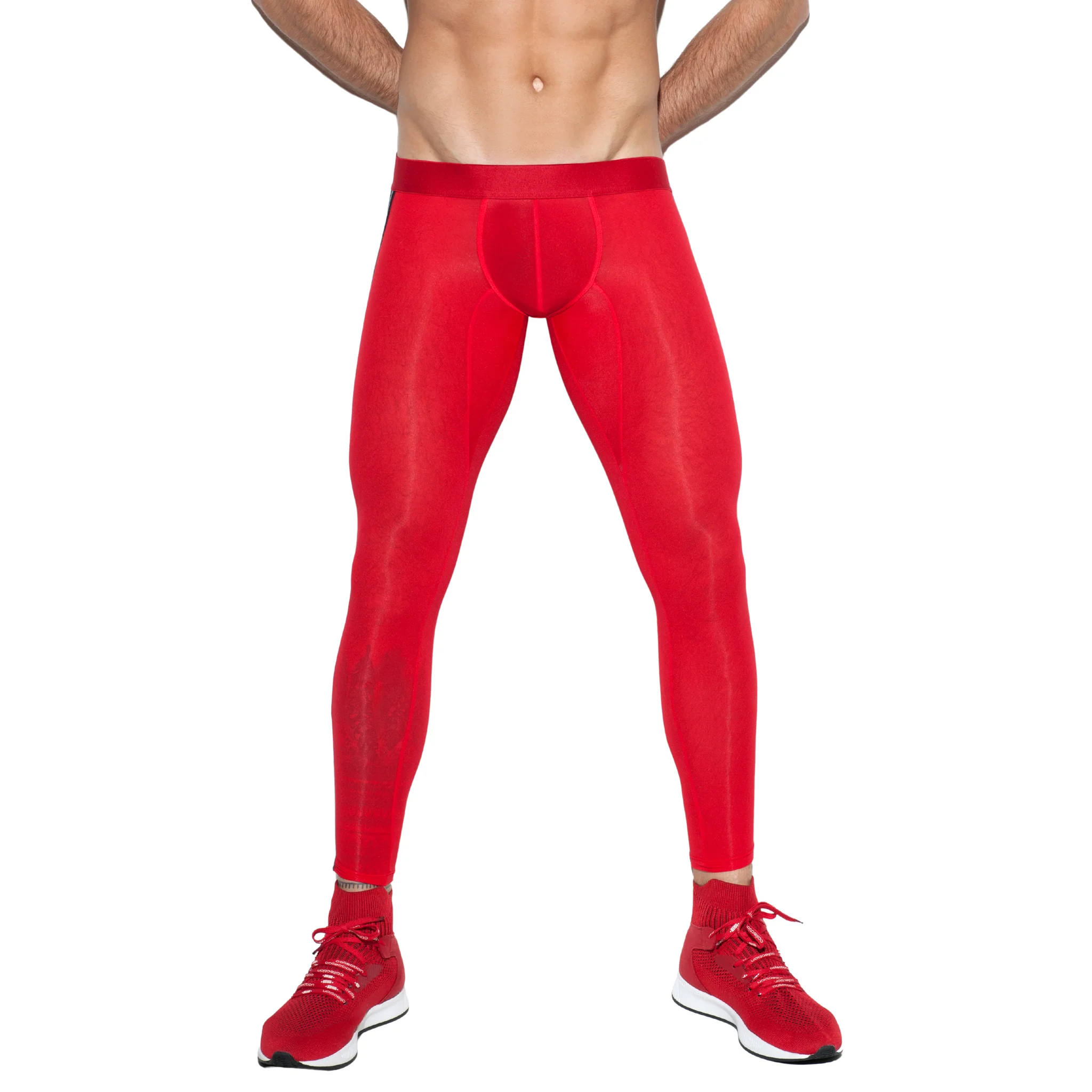 ES Collection Thin Leggings Red SP204 - Image 2