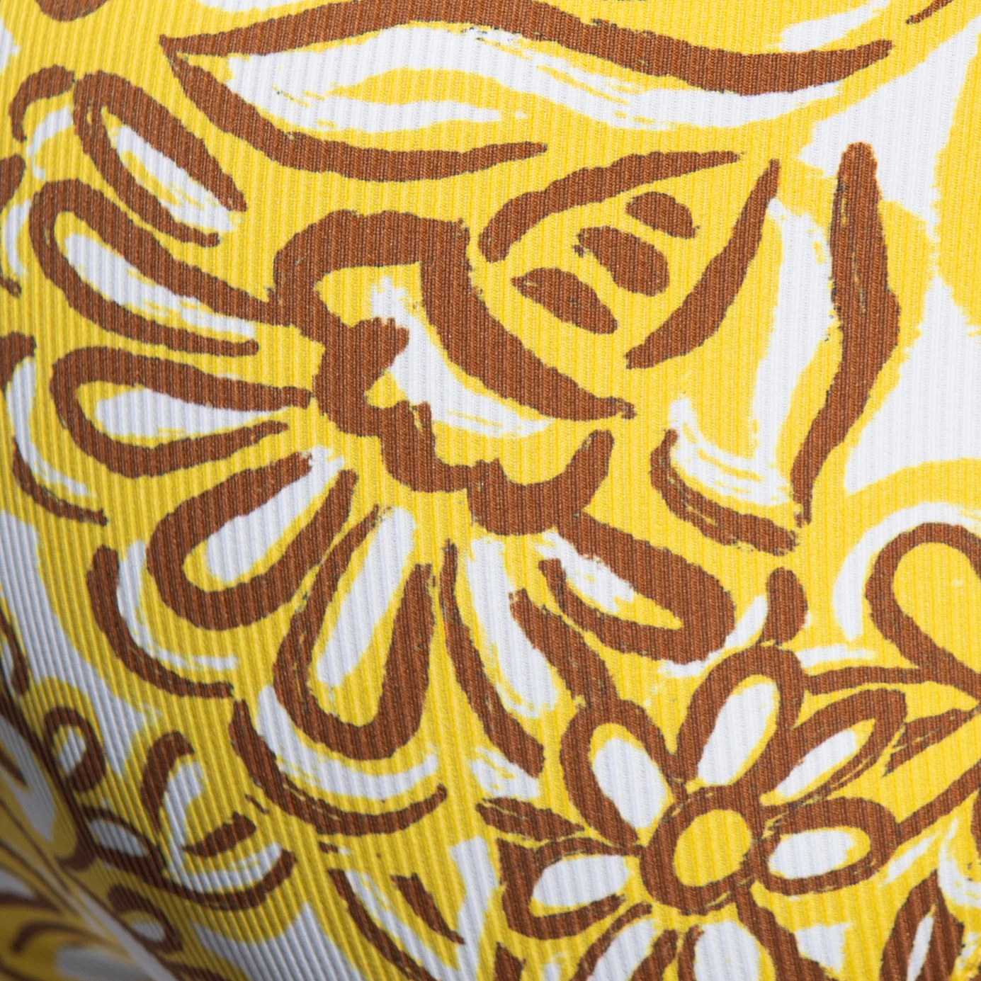 ES Collection Van Gogh Flowers Bikini Brief Yellow UN651 - Image 4