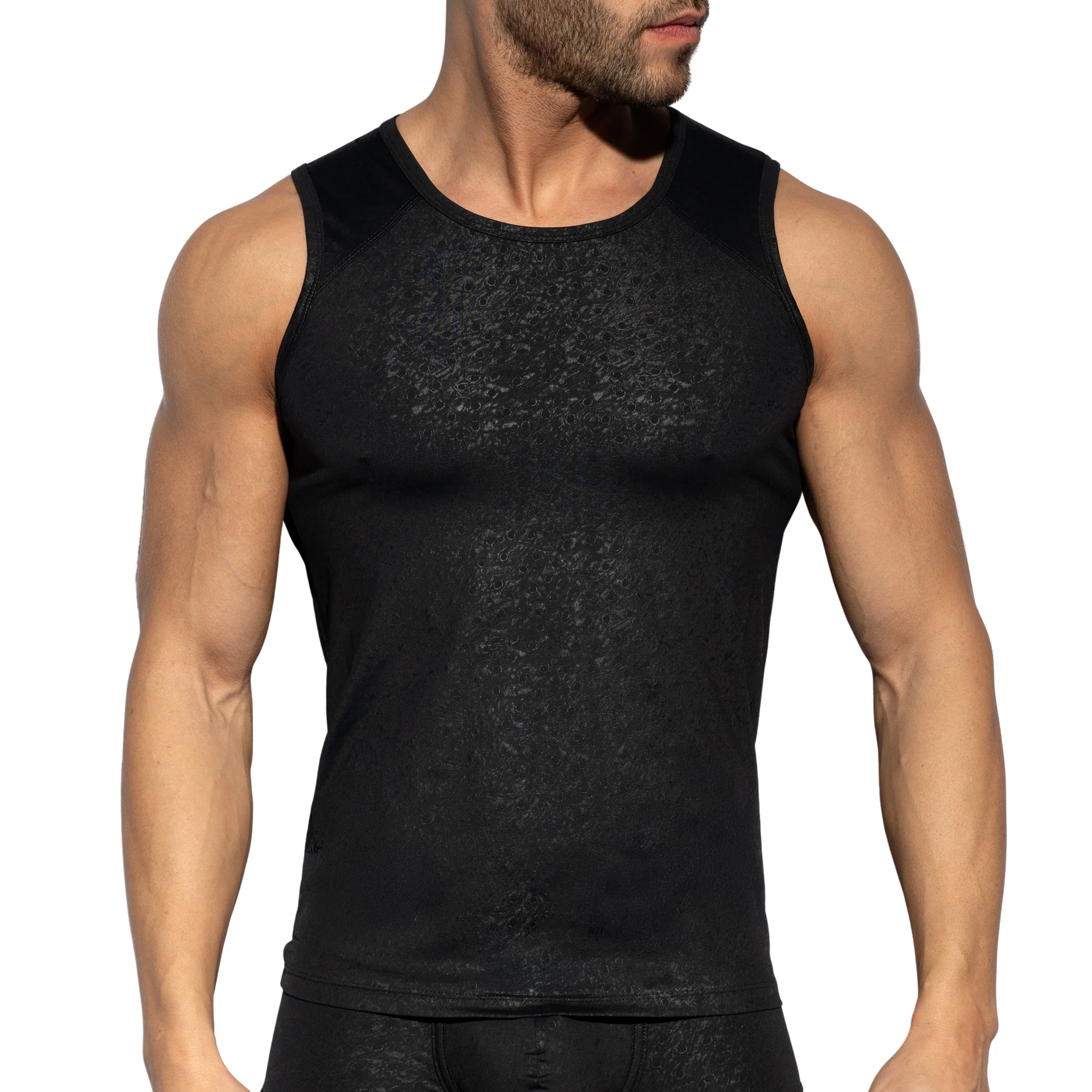 ES Collection Velisse Tank Top Black TS343 - Image 2