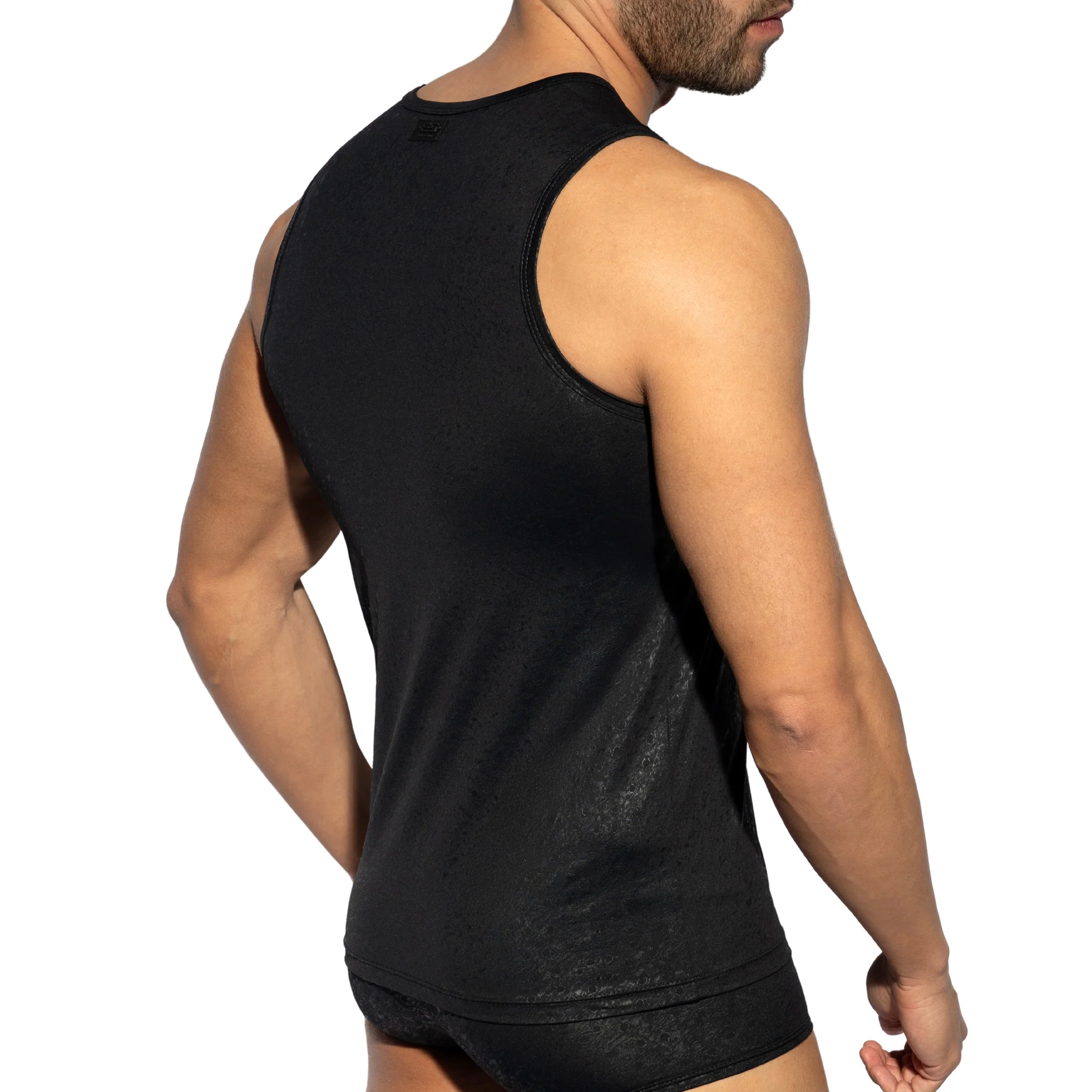 ES Collection Velisse Tank Top Black TS343 - Image 3