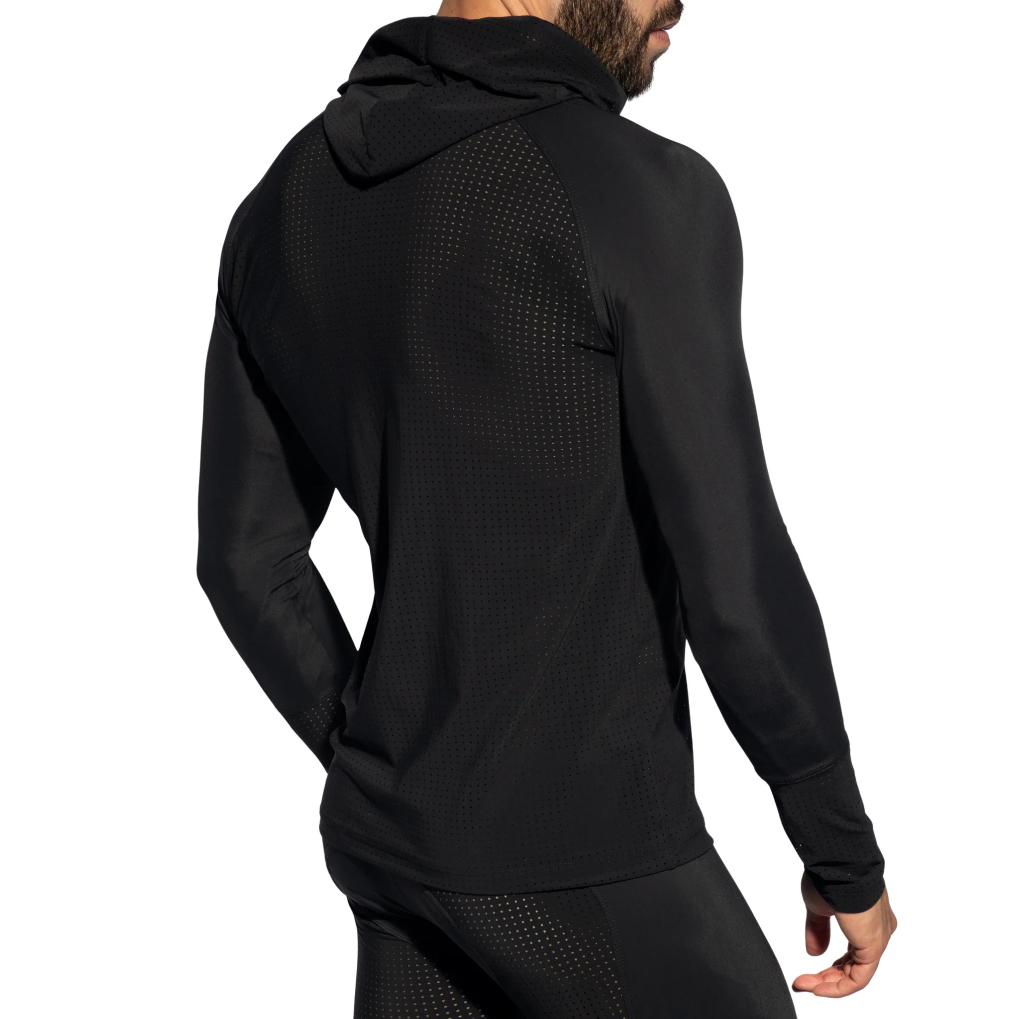 ES Collection Vertex Hoody Black SP350 - Image 3
