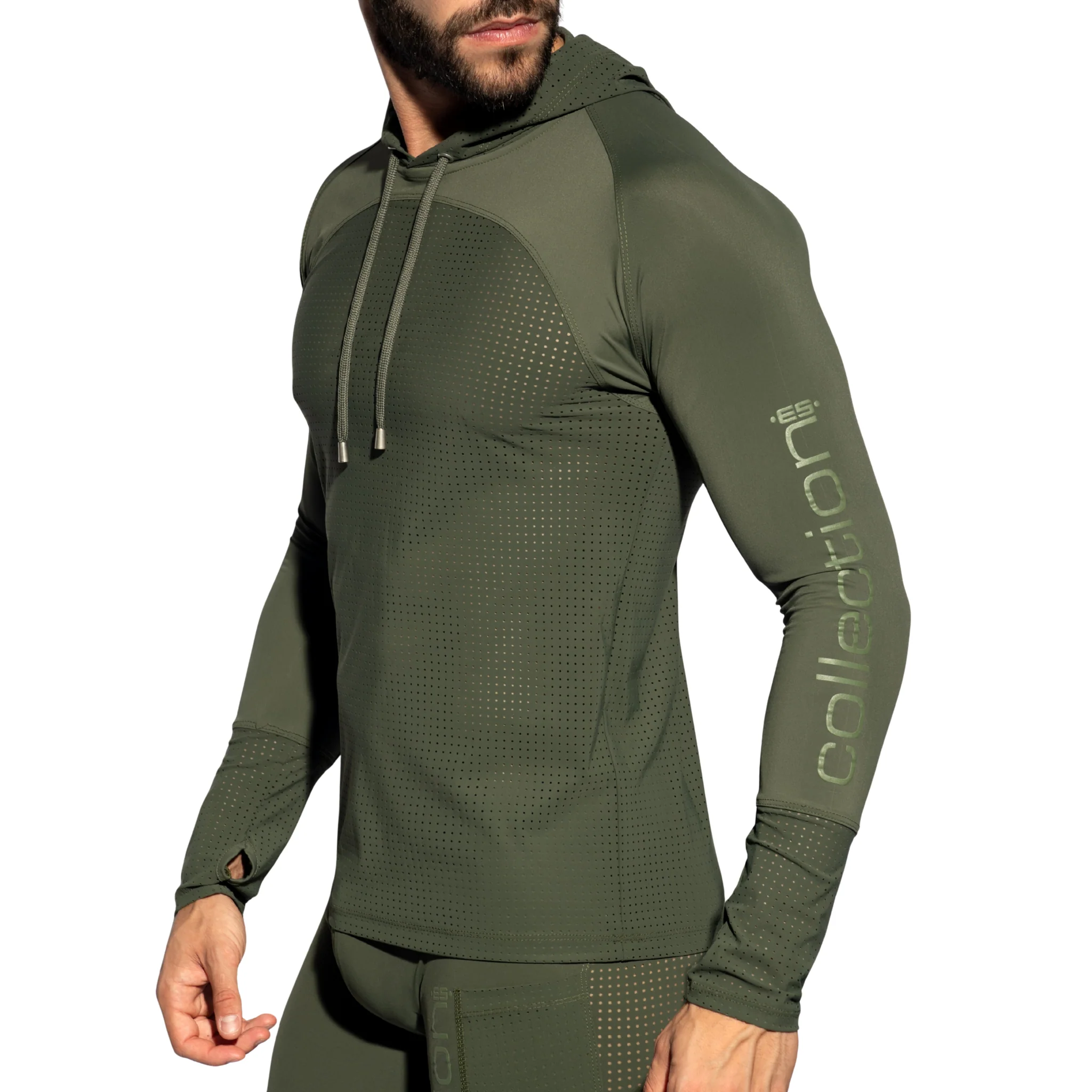 ES Collection Vertex Hoody Khaki SP350